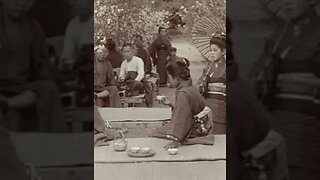 Japan 100 Years Ago Japanese in Photographs Ancestors Gathering at Shrines and Temples #shorts