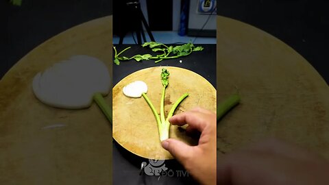 Great trick to shape vegetables into flowers #shorts