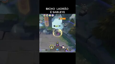 OLHA ESSE SABLEYE QUE DANADINHO 🤬🤬POKÉMON UNITE #shorts