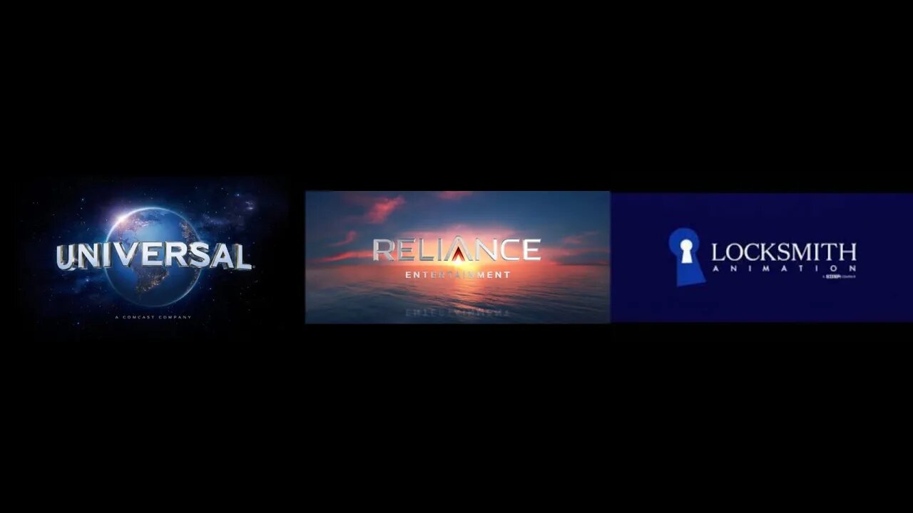 Universal Pictures/Reliance Entertainment/Locksmith Animation | Movie Logo Mashup