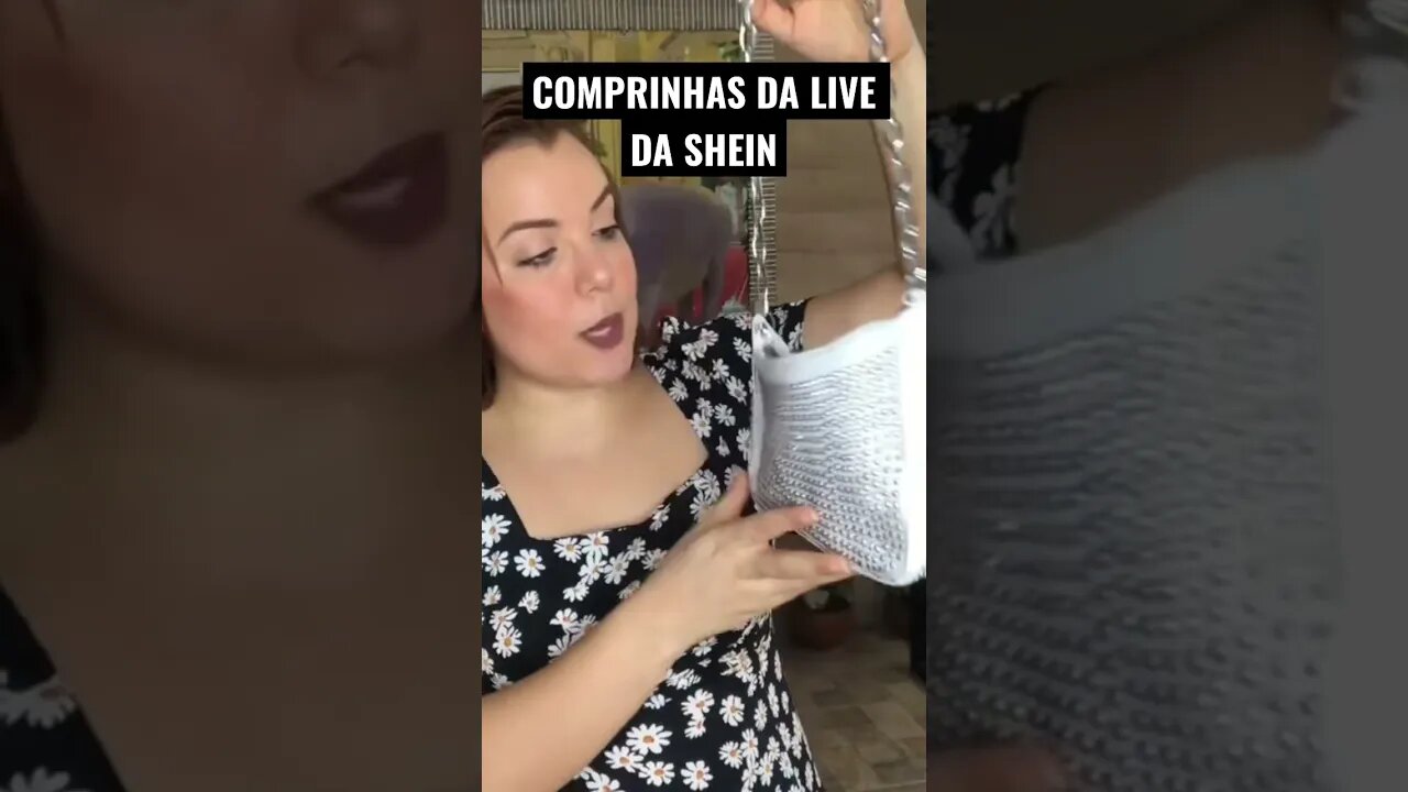 COMPRINHAS DA LIVE DA SHEI #comprasnashein ESSA BOLSA FOI MENOS DE 25 reais