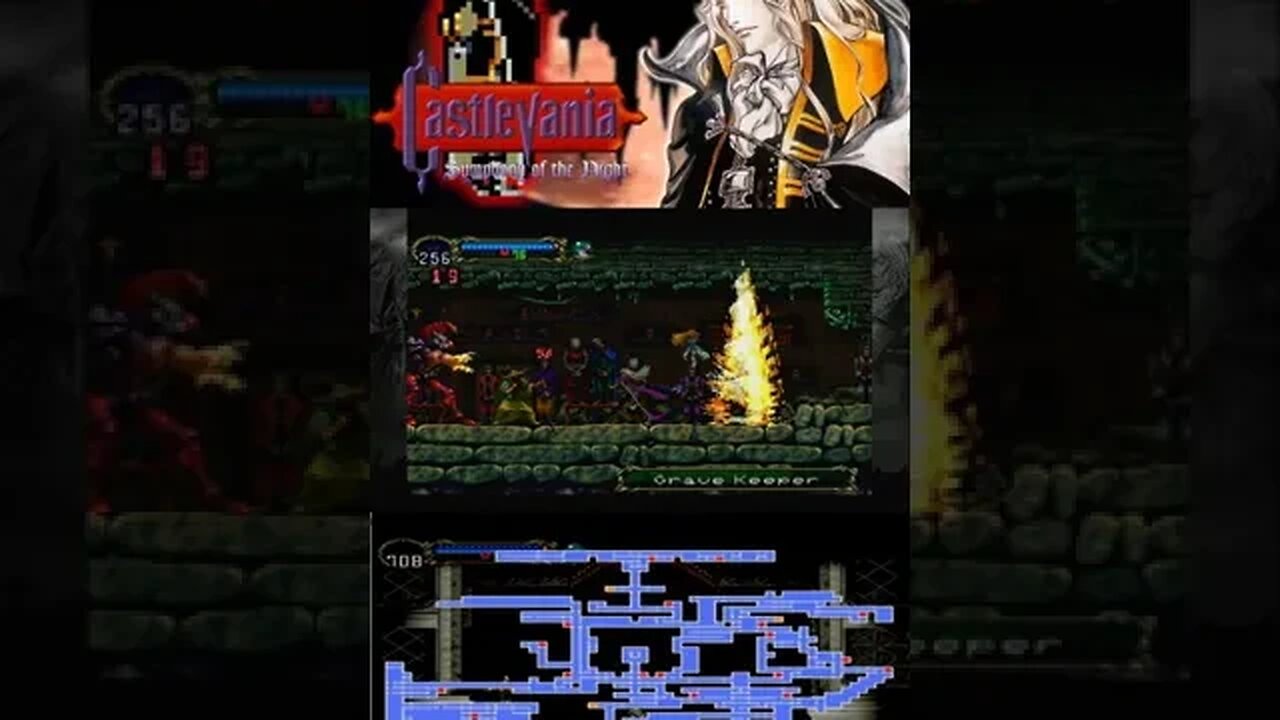 ✅CASTLEVANIA SOTN - #95 - O MELHOR METROIDVANIA #shorts