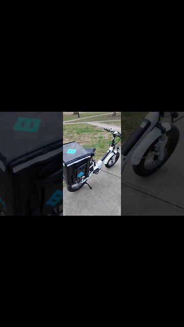 #lectric xpremium #ebike for #UberEats