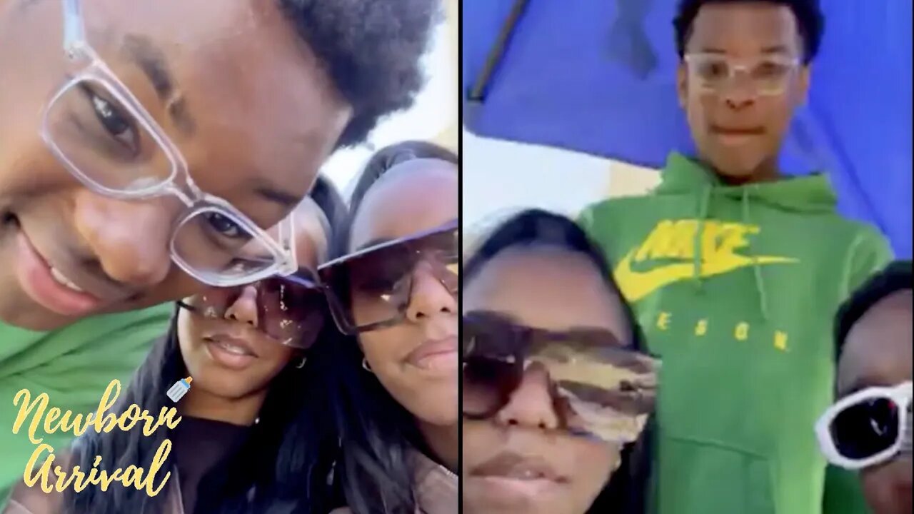 Lebron's Son Bryce Takes Over Diddy's Twin Daughters Live During School Lunch! 🏫