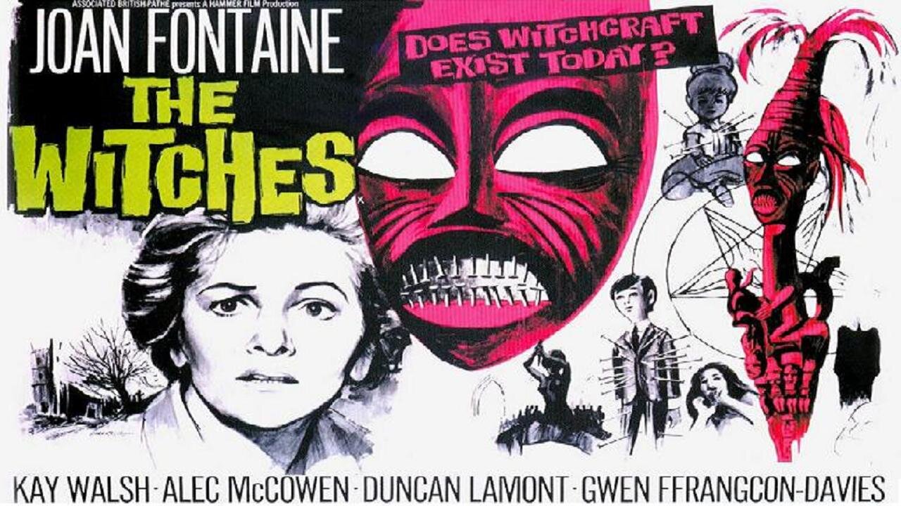 THE WITCHES 1966 Teacher Moves to British Town that has a Satanic Cult FULL MOVIE HD & W/S
