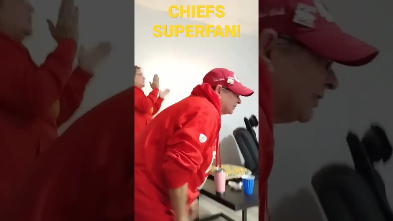 Cute Old Lady Goes Nuts As Chiefs Win!