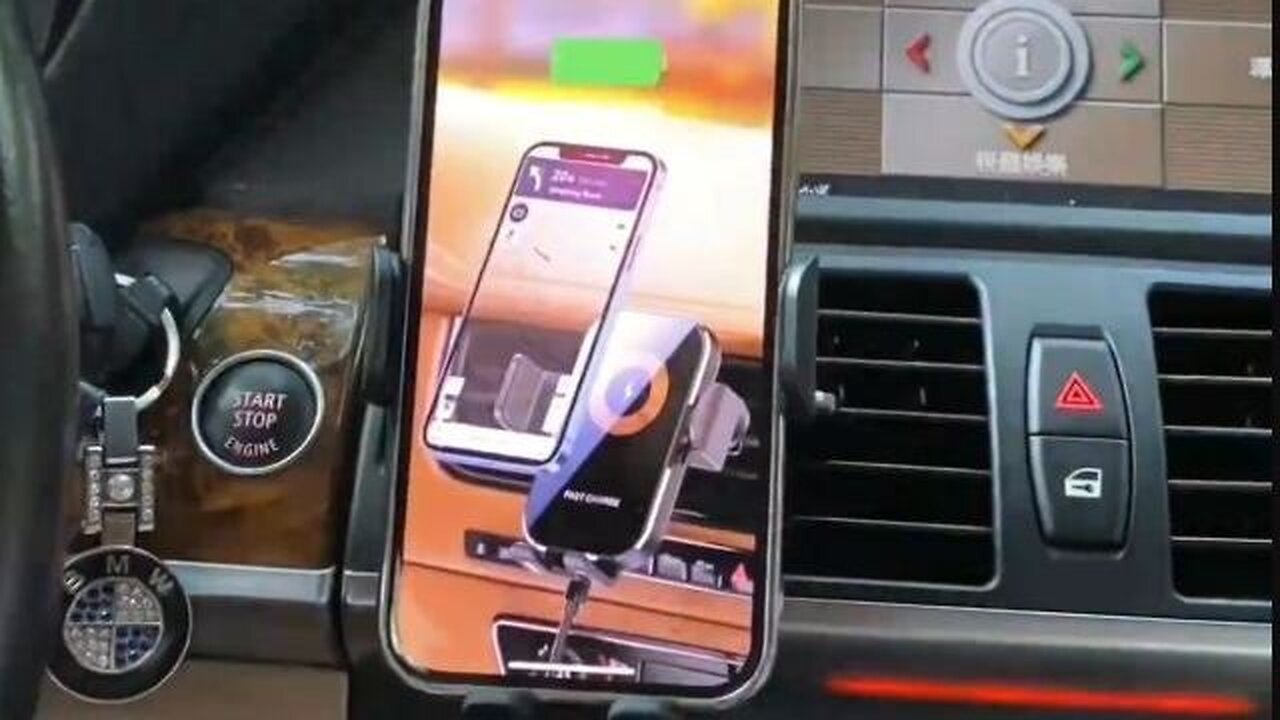 Universal Car Wireless Charger Auto Car Mount Phone Holder