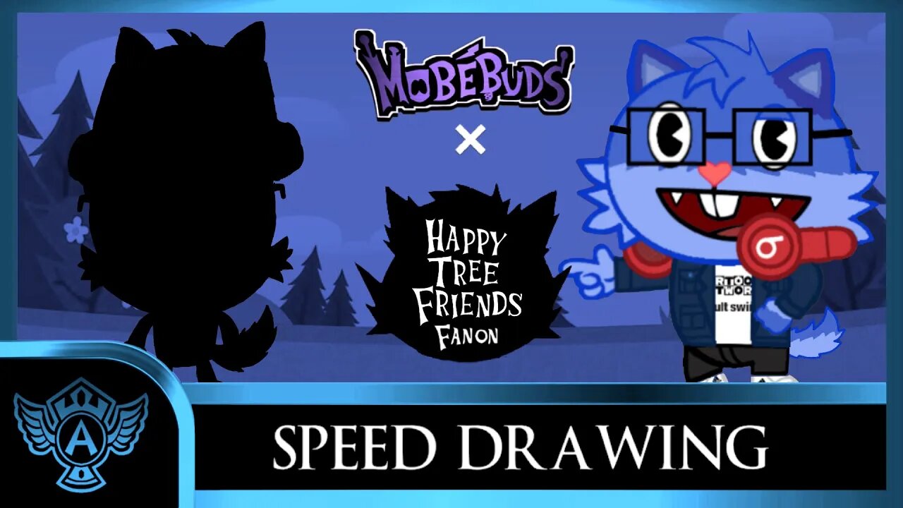 Speed Drawing: Happy Tree Friends Fanon - Zohair | Mobebuds Style