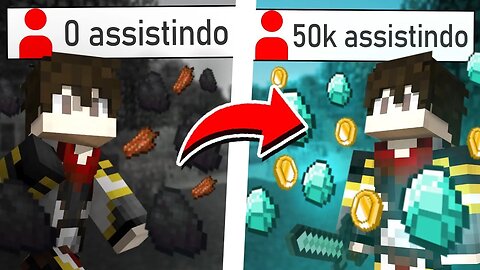 Em busca da live infinita, a cada 2 reais + 5 minutos. A cada membro 5 minutos