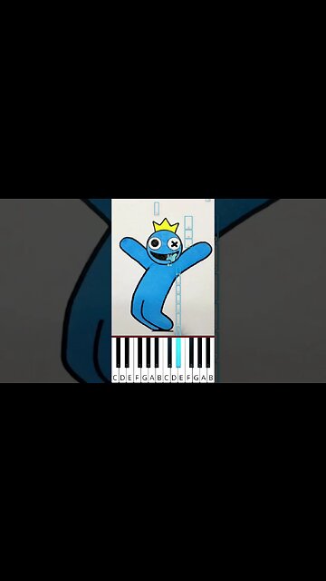 TikTok Toca Toca (Rainbow Friends Meme) - Octave Piano Tutorial