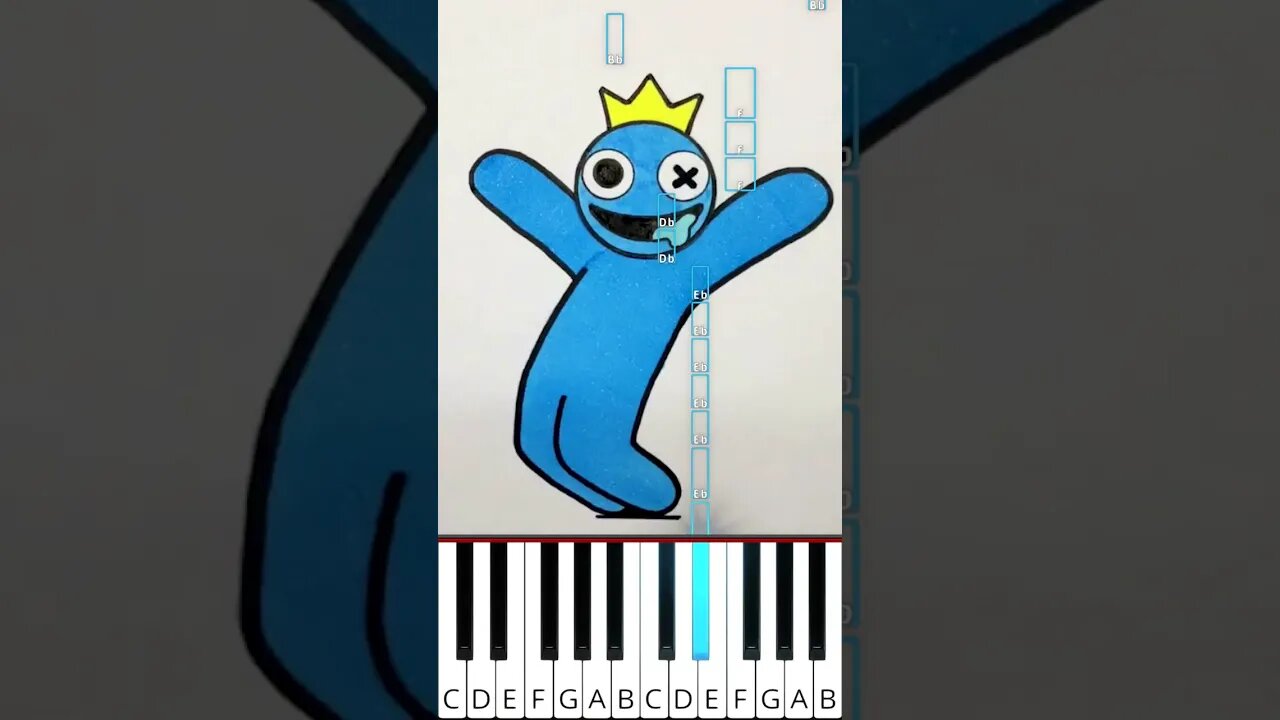 TikTok Toca Toca (Rainbow Friends Meme) - Octave Piano Tutorial