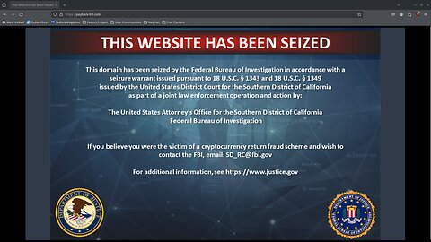 Payback LTD Website Seized By The FBI