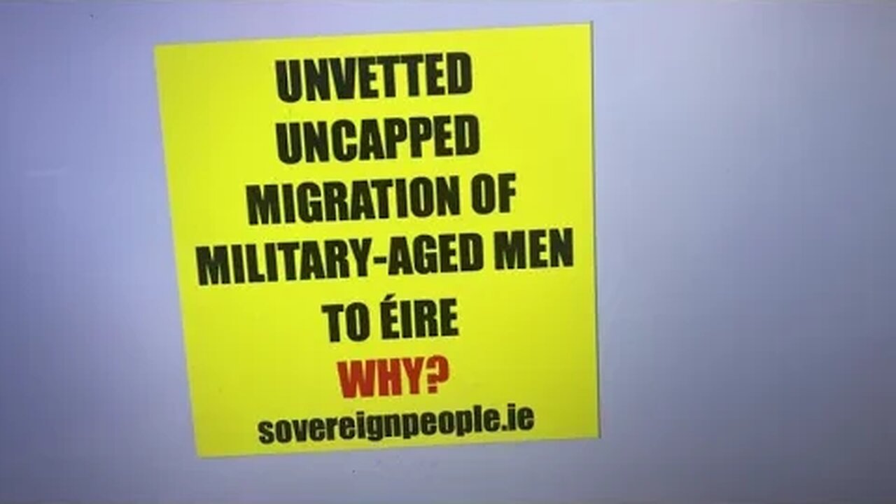 Protests about Mass Uncontrolled Immigration in Ireland