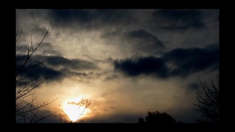 My morning sky in Saginaw, Michigan