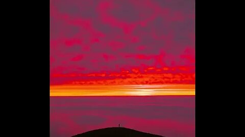 The most surreal sunset in one of the incredible places in Iceland