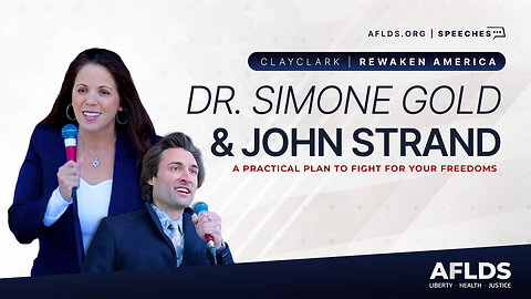 Clay Clark ReAwaken America at Selma, NC - Dr. Simone Gold with John Strand