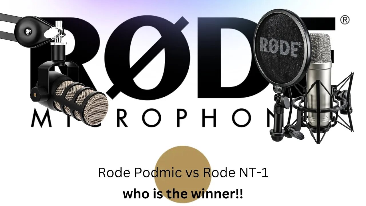 Rode podmic vs Rode NT 1 comparison