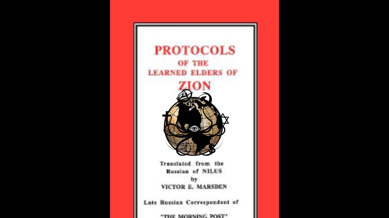 The Protocols Of The Learned Elders Of Zion. the entire manuscript all 24 protocols