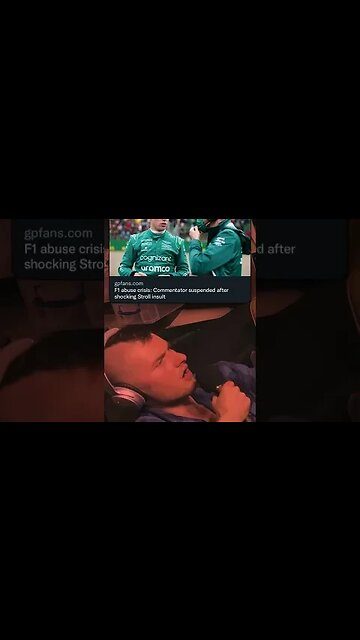 French Commentator fired over Lance Stroll Remark #shorts