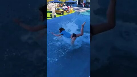 FALLING IN THE POOL VIRAL TIKTOK #shorts