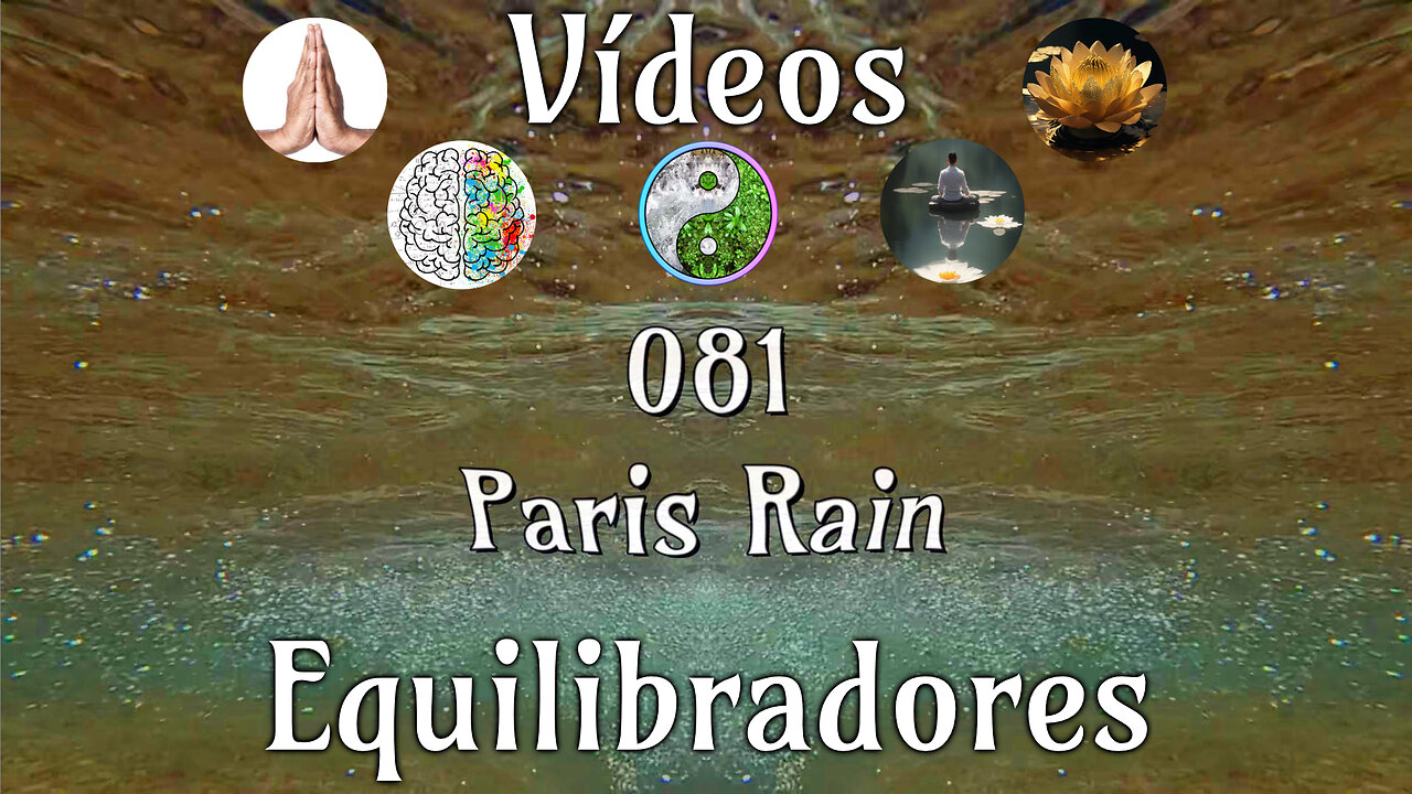 081 Paris Rain📹Videos Equilibradores☯️🎧♥️🕉️Atencion👁️Concentracion🎯Meditacion🧘‍♂️