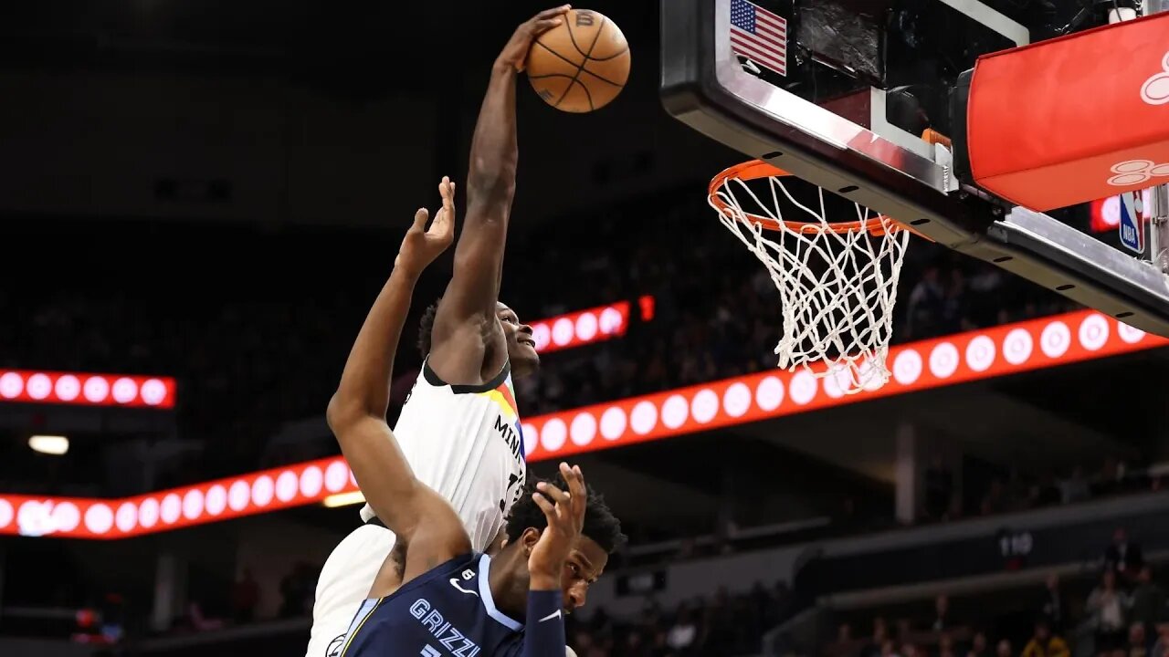 Anthony Edwards POSTER DUNKS ENDS Jaren Jackson Jr CAREER