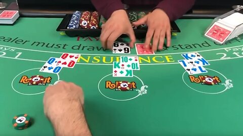 Blackjack Session - 3 Hands at once - Good or Bad? - NeverSplit10s