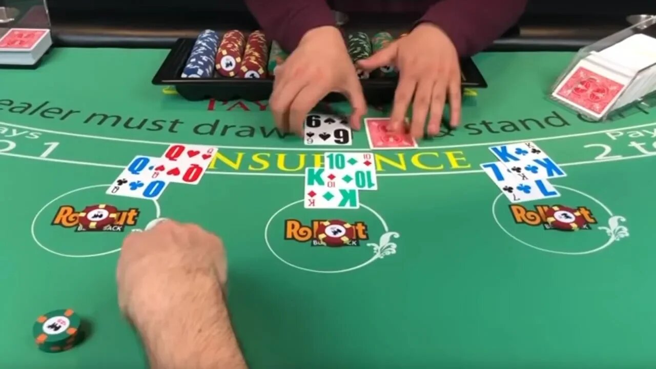 Blackjack Session - 3 Hands at once - Good or Bad? - NeverSplit10s