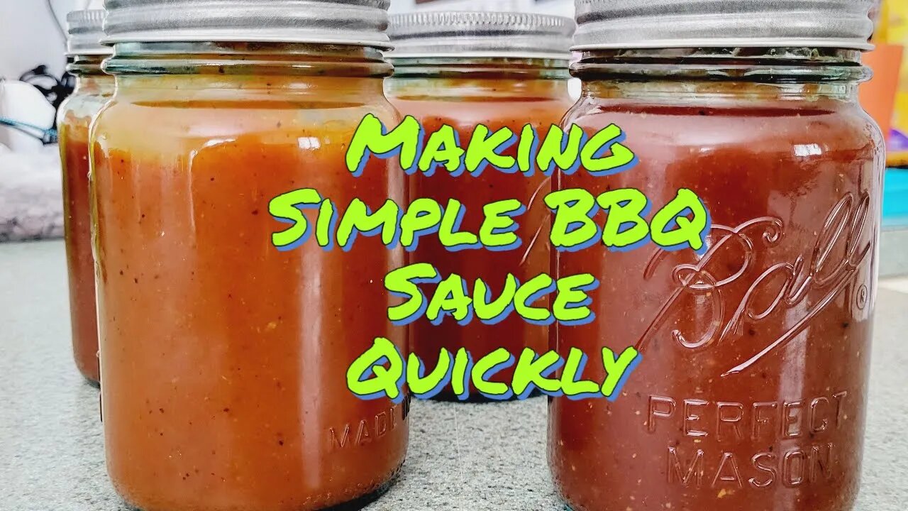 Easy to Make BBQ Sauce! Make Barbecue Sauce in Less than 5 Minutes! #bbq #offset #smoker #bbqsauce