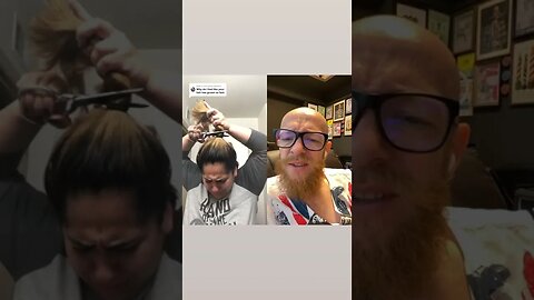 Hairdresser reacts to tik tok hair video #shorts