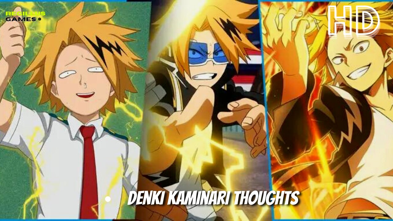 Denki Kaminari Thoughts - my hero one's justice 2