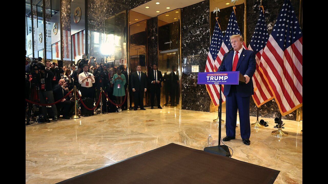 Long Island MAGA Patriots pull up to Trump tower for the press conference 5-31-24 #UCNYNEWS