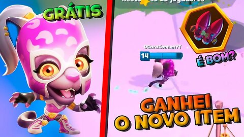 GANHEI A NOVA SKIN DA ELAINE E O NOVO ITEM FOGUETES TURBO ELE É BOM? ZOOBA