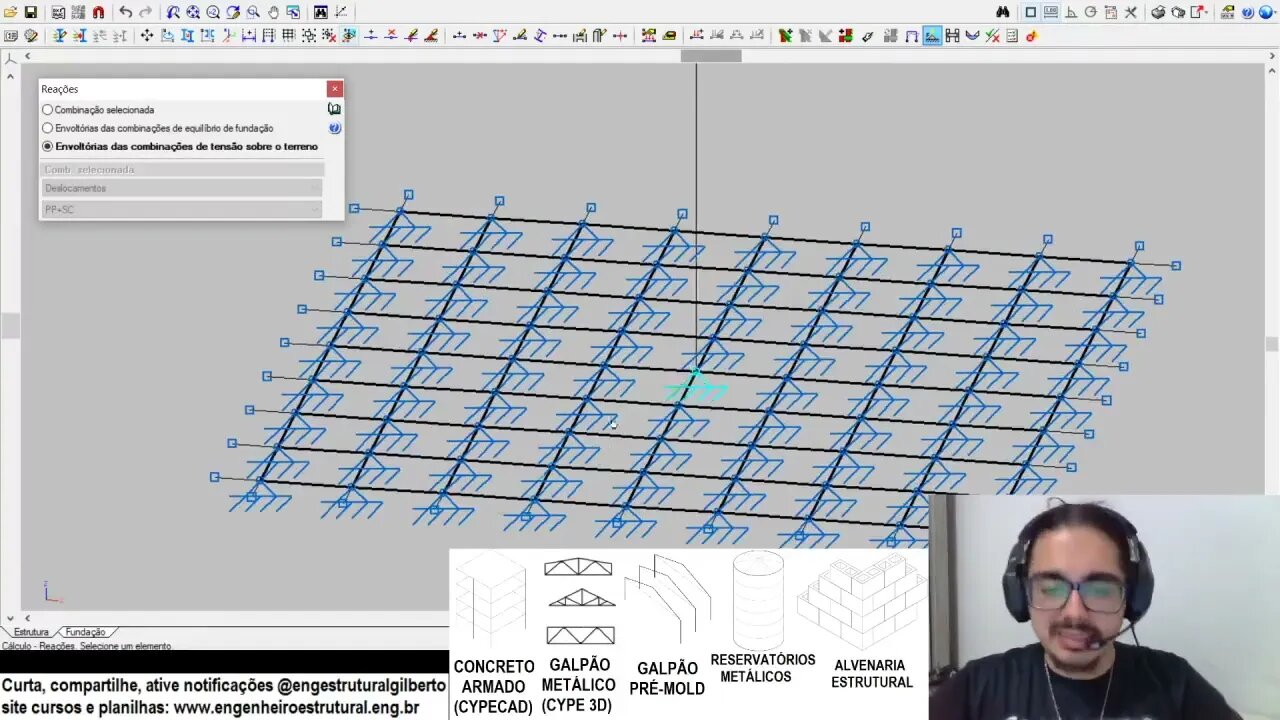 Coeficiente mola vertical em fundações e radier Eng Estrutural
