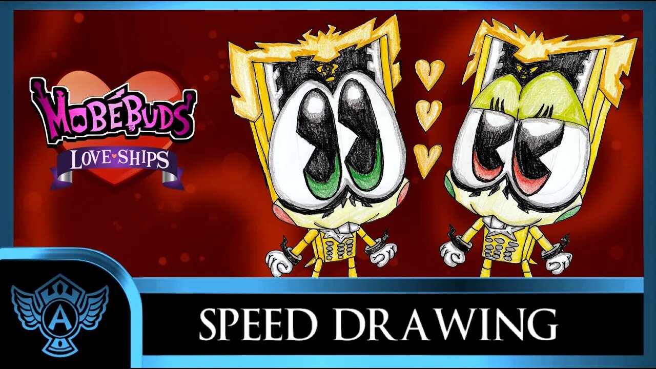 Speed Drawing: MobéBuds Love ships Voltazer X Voltania | A.T. Andrei Thomas 2023