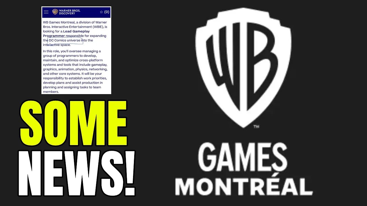 WB Montreal Is Making A Single-Player DC Game Using Unreal Engine 5