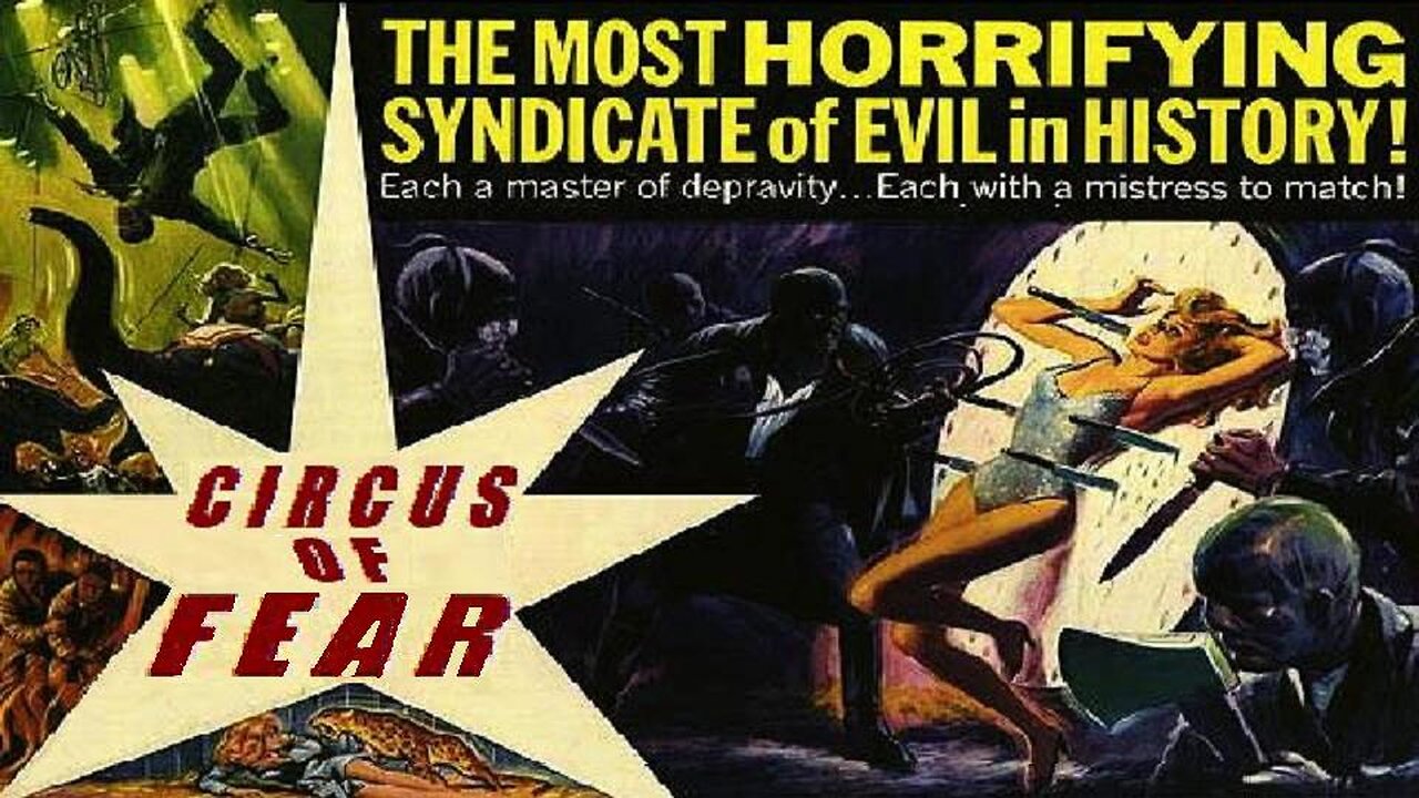 CIRCUS OF FEAR 1966 A Circus is the Hideout for a Murderous Gang of Theives FULL MOVIE HD & W/S