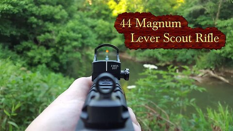 Lever Scout 44 Magnum Scout Rifle