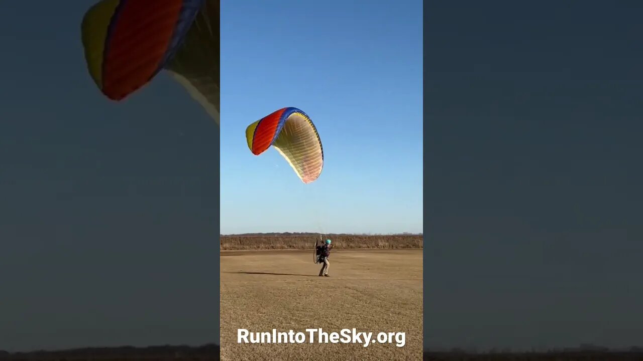 Run into the sky… Want to learn how to fly? http://www.paramotorarkansas.com