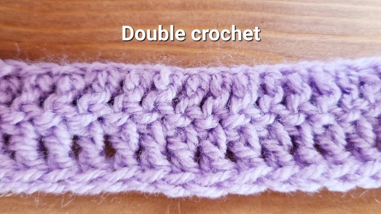 How to double crochet. (In the UK this is called treble crochet).