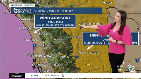 ABC 10News Pinpoint Weather with Meteorologist Megan Parry