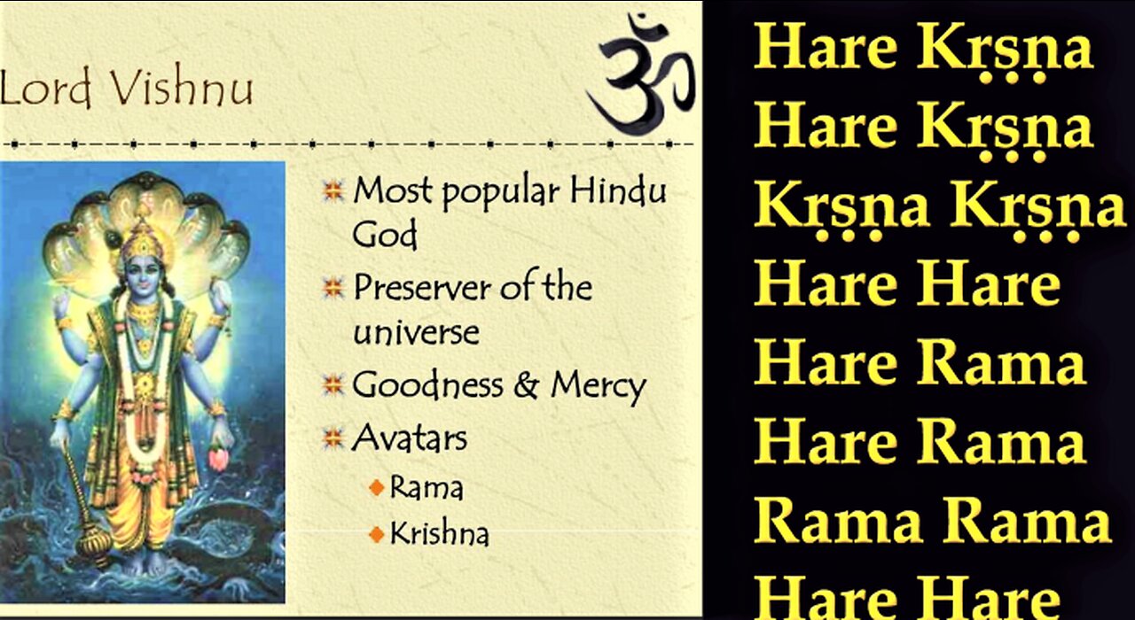 MANTRA TO CONNECT WITH THE POWERFUL POSITIVE ENERGY OF THE CREATOR-HARE KRISHNA HARE RAMA HARE HARE*