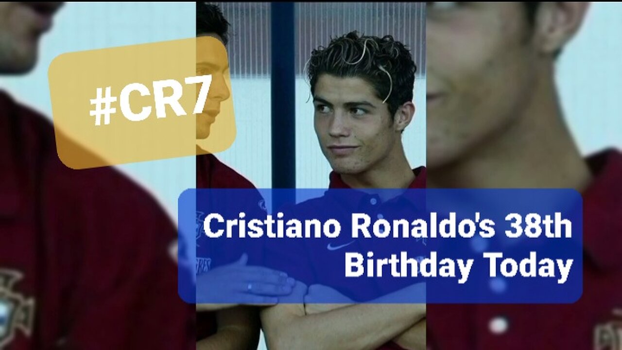 Cristiano Ronaldo's 38th Birthday Today #CR7