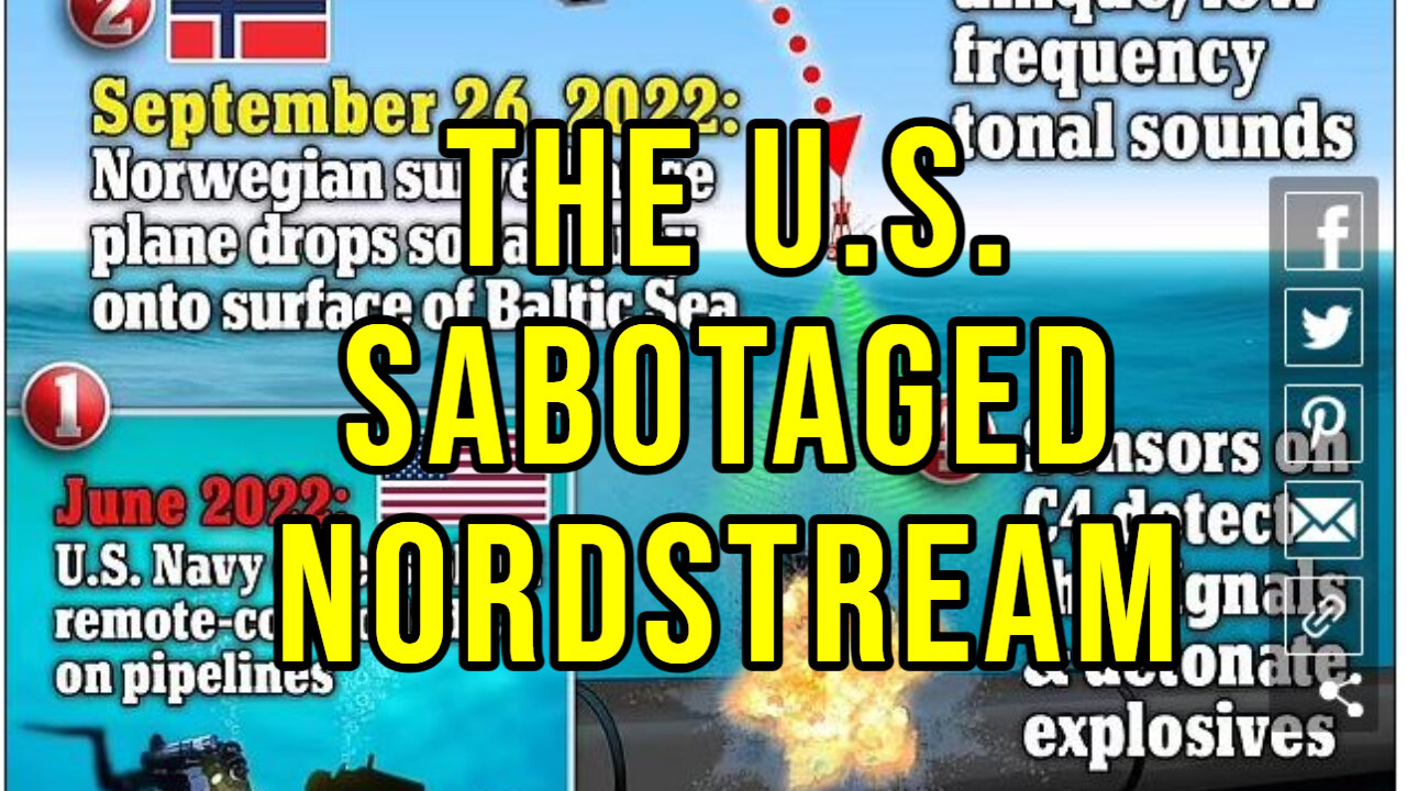 US / Norwegian Navy Sabotaged The Nordstream Pipeline - Flight Tracking Data Included