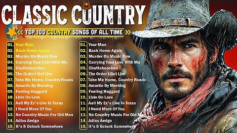 Country Music Greatest Hits Full Album - Best Songs Of Classic Country - Alan Jackson/ Kenny Rogers