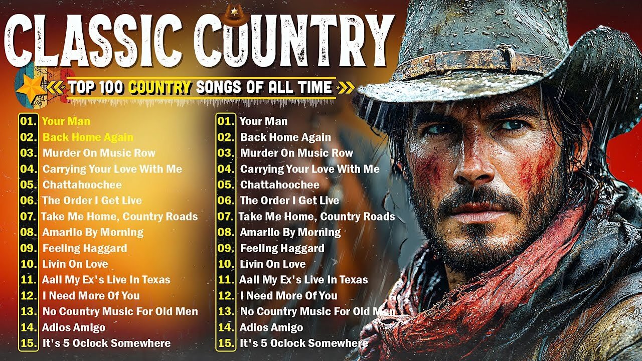 Country Music Greatest Hits Full Album - Best Songs Of Classic Country - Alan Jackson/ Kenny Rogers