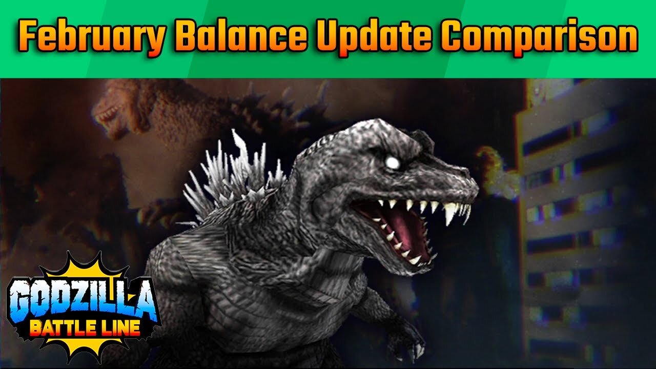 Godzilla Battle Line - January Balance Update Comparison