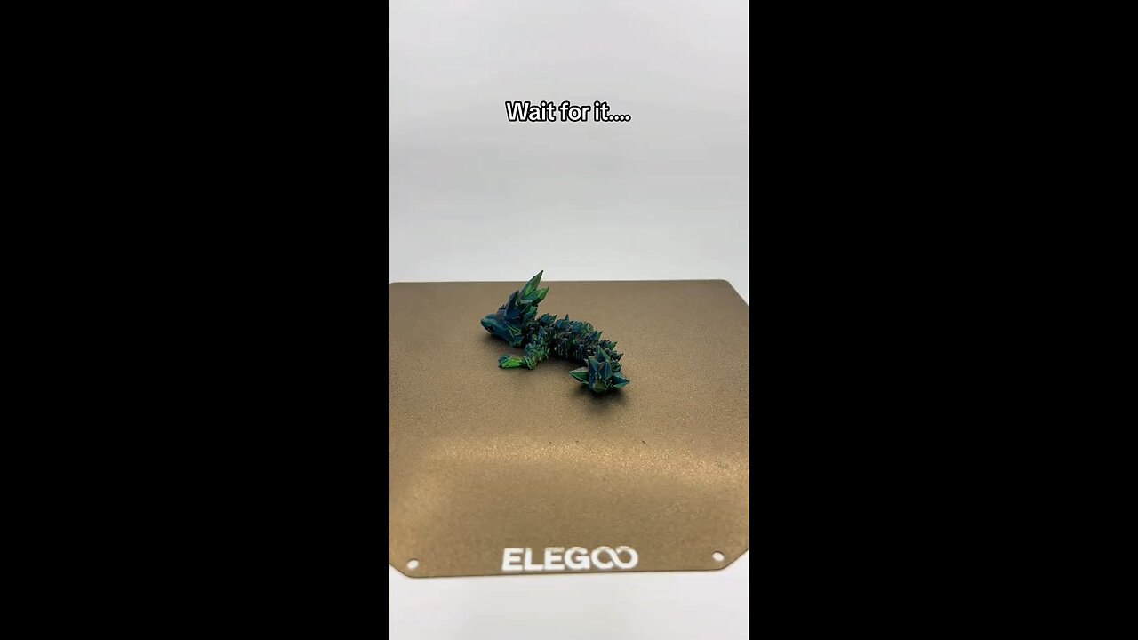 3D Printed Dragon Keychain Fidget