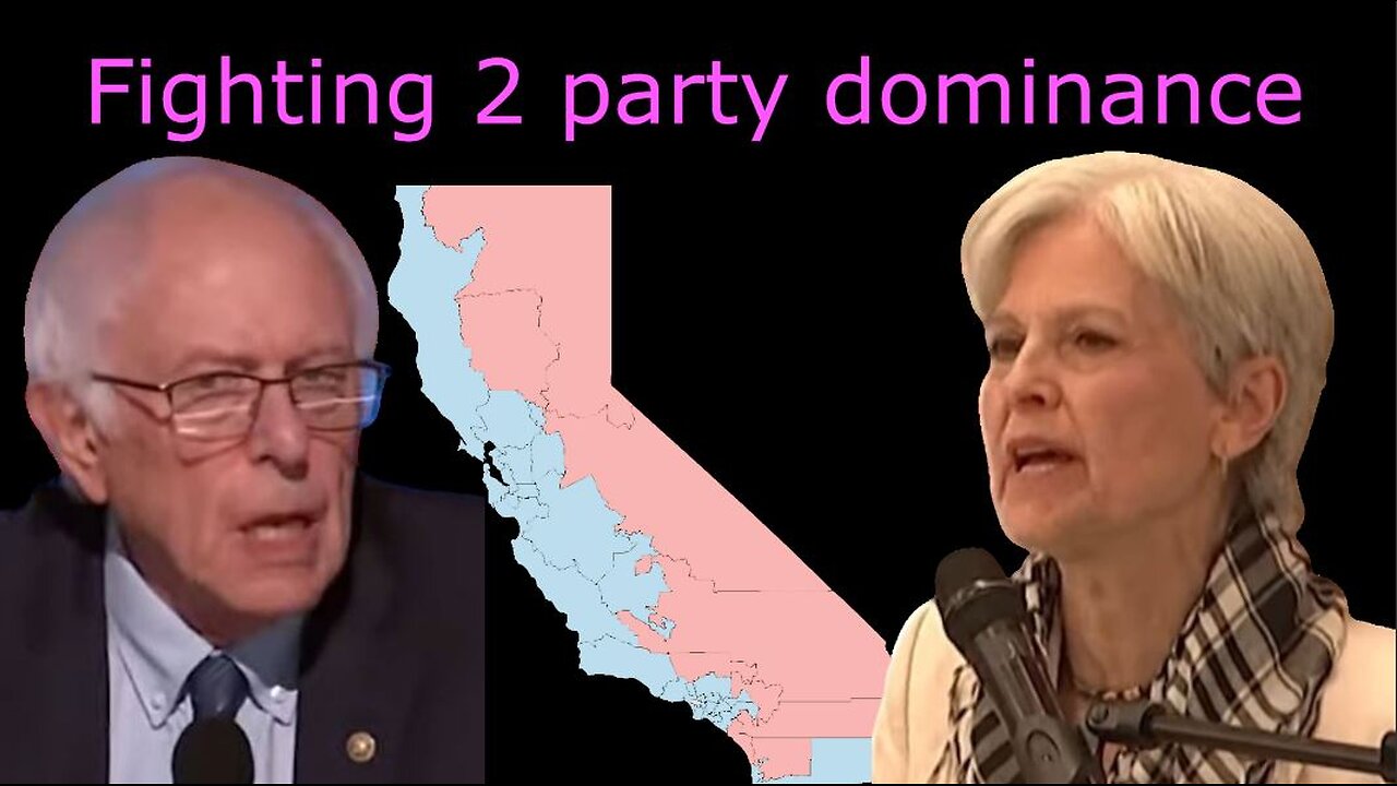 Minor parties sue CA over top-two voting system; Bernie wants more independents; Green Party in flux