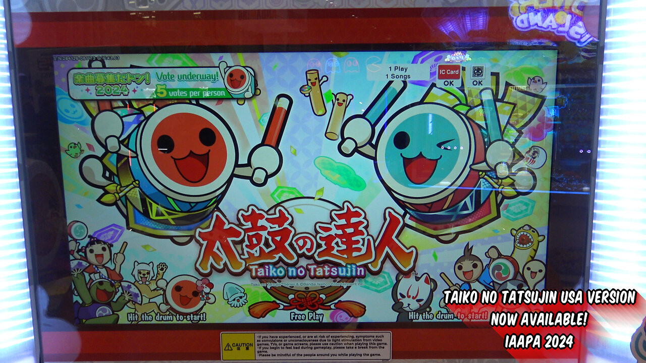 Bandai Namco's Taiko No Tatsujin Arcade Officially Launches In North America